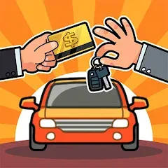 Взломанная Used Car Tycoon Game (Юзед Кар Тайкун Гейм)  [МОД Много монет] - полная версия apk на Андроид