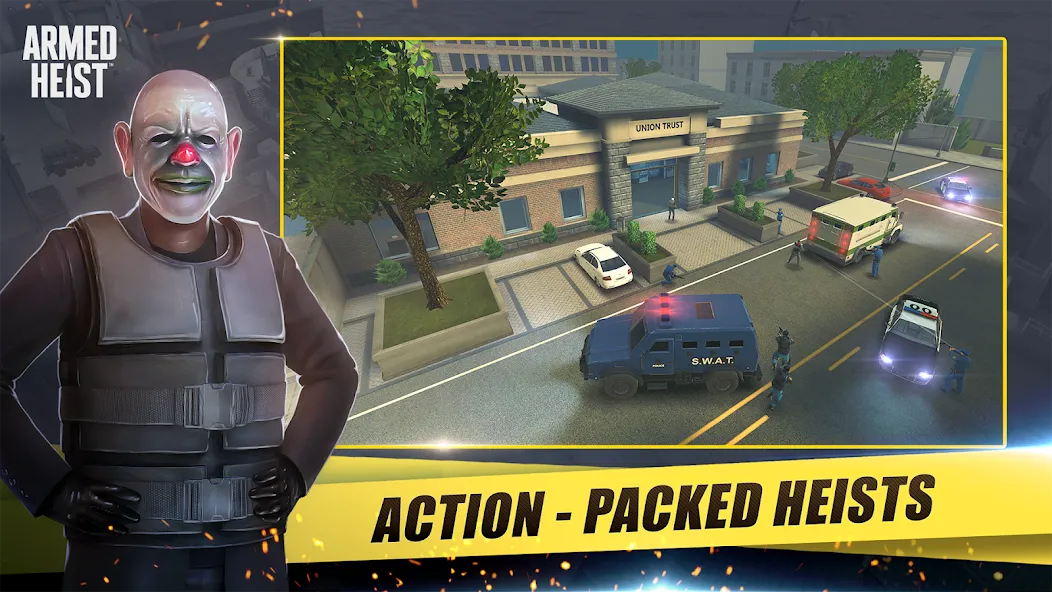 Armed Heist: Shooting gun game (Армед Хейст)  [МОД Unlocked] Screenshot 1