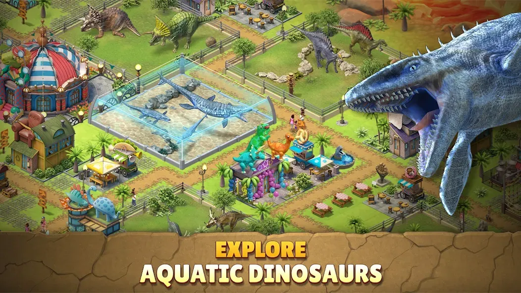 Jurassic Dinosaur: Dino Game (Динозавры юрского периода)  [МОД Бесконечные деньги] Screenshot 3