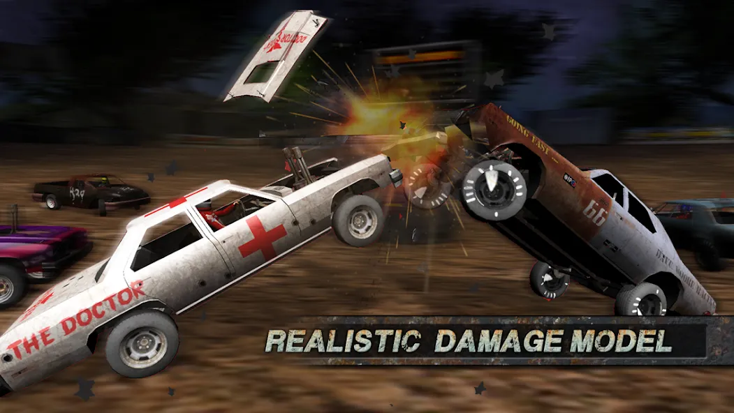 Demolition Derby: Crash Racing (Демолиция Дерби)  [МОД Mega Pack] Screenshot 5