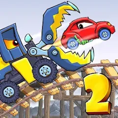 Взломанная Car Eats Car 2 - Racing Game (Кар Еатс Кар 2)  [МОД Меню] - последняя версия apk на Андроид