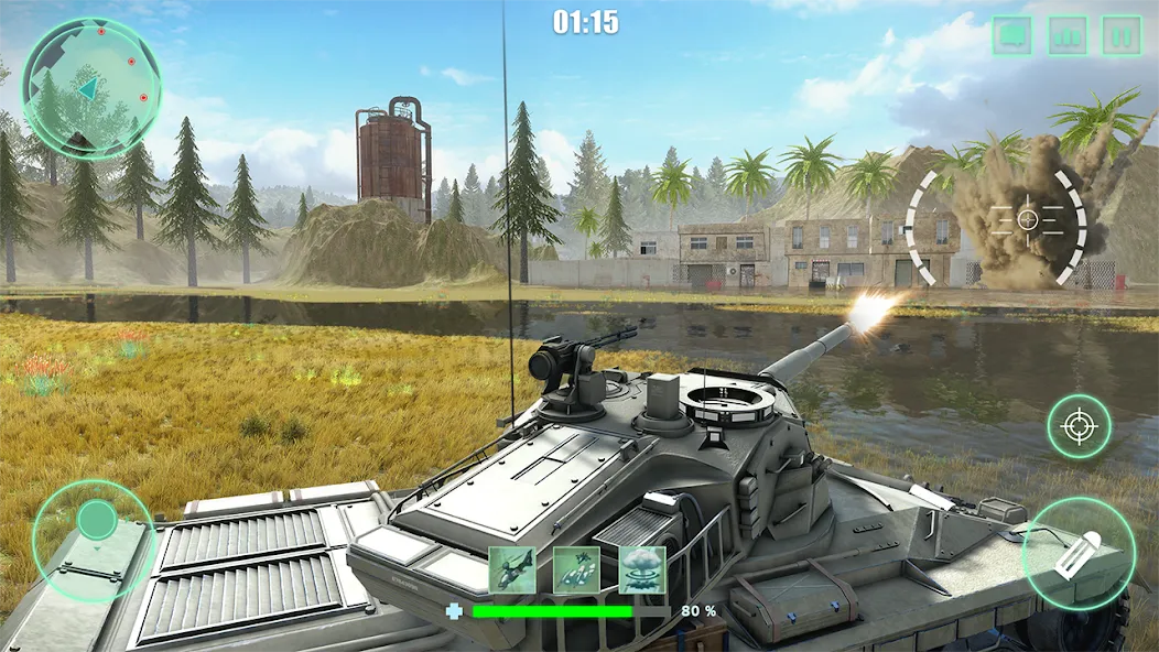 World Tanks War: Offline Games (Танковые военные машины Блиц)  [МОД Unlimited Money] Screenshot 5