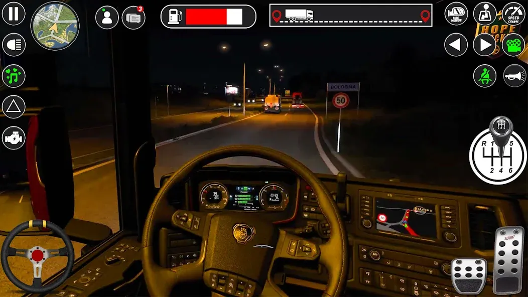 Euro Cargo Truck Simulator 3D  [МОД Много денег] Screenshot 2