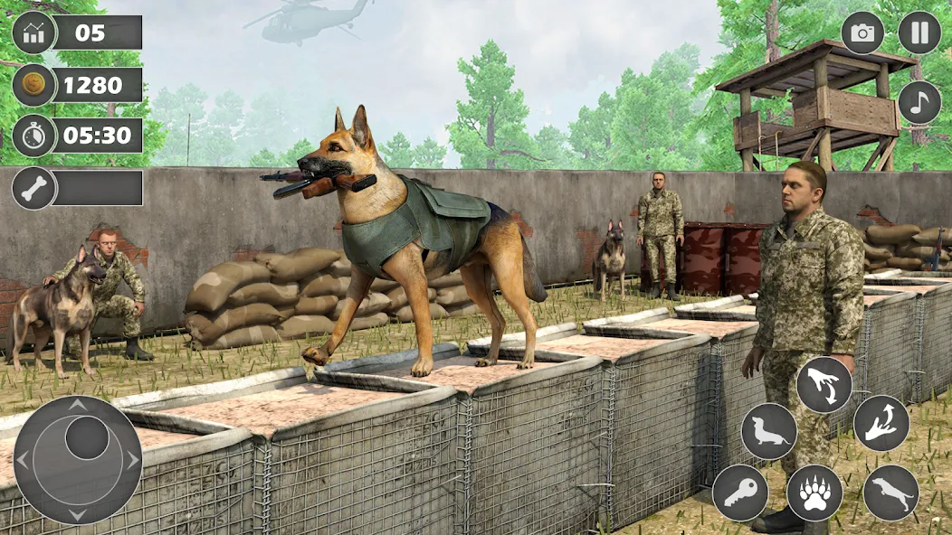 Dog Simulator Dog Game (Армейский симулятор собаки)  [МОД Меню] Screenshot 5