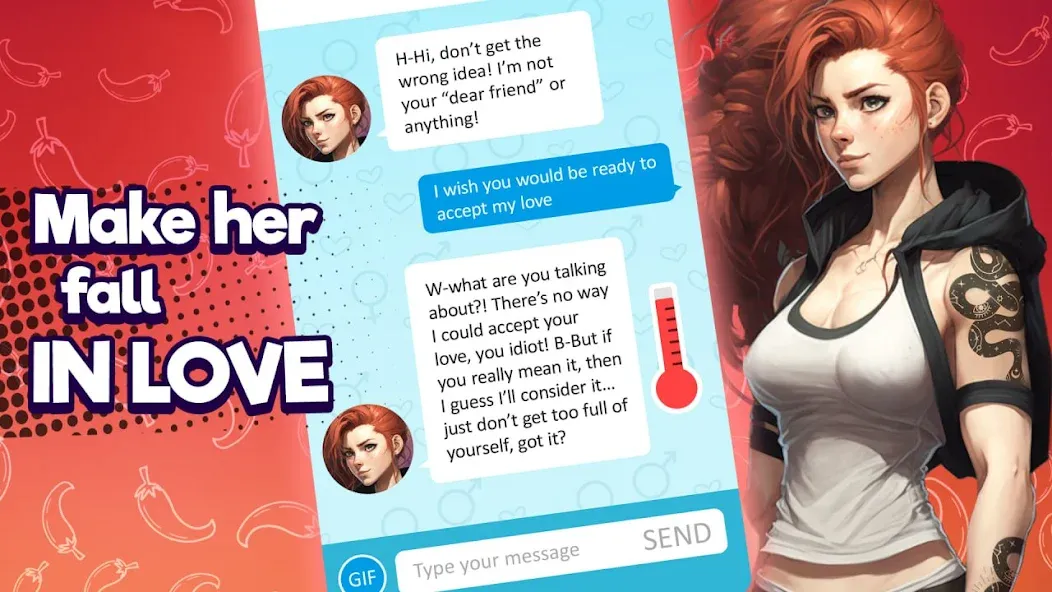 Anime Girlfriend - AI Chat (Аниме Грлфренд)  [МОД Mega Pack] Screenshot 3