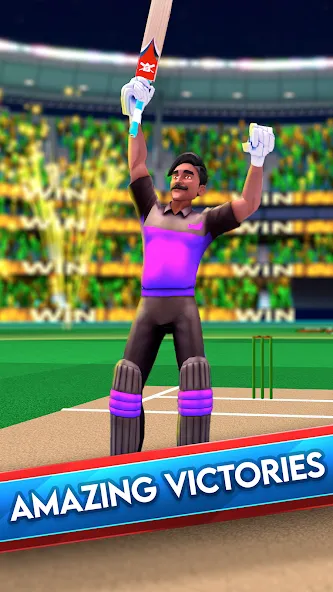 Stick Cricket Clash (тик Крикет Клаш)  [МОД Бесконечные деньги] Screenshot 4