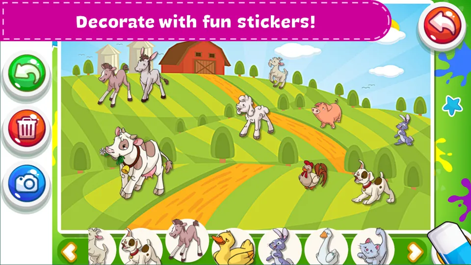 Coloring Book - Kids Paint  [МОД Бесконечные деньги] Screenshot 2