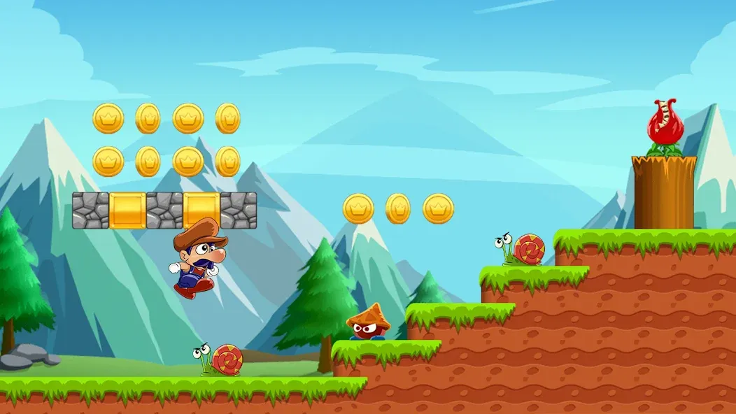 Super Bino Go:Adventure Jungle (Супер Бино Го)  [МОД Меню] Screenshot 1