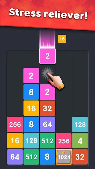 Drop Merge : Number Puzzle (Дроп Мердж)  [МОД Все открыто] Screenshot 2