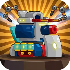 Взлом Mini Robot Tank : idle (Мини Робот Танк)  [МОД Бесконечные монеты] - полная версия apk на Андроид