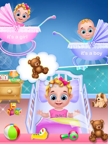 Mom Babysitting Game  [МОД Много монет] Screenshot 3