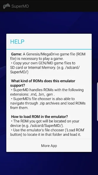 SuperMD (All in One Emulator) (уперМД)  [МОД Все открыто] Screenshot 2