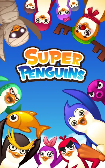 Super Penguins (упер Пингвины)  [МОД Unlocked] Screenshot 1