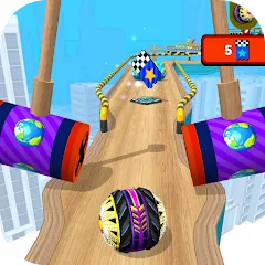 Взломанная Rolling Balls 3D (Гоинг Боллс 3Д)  [МОД Все открыто] - полная версия apk на Андроид