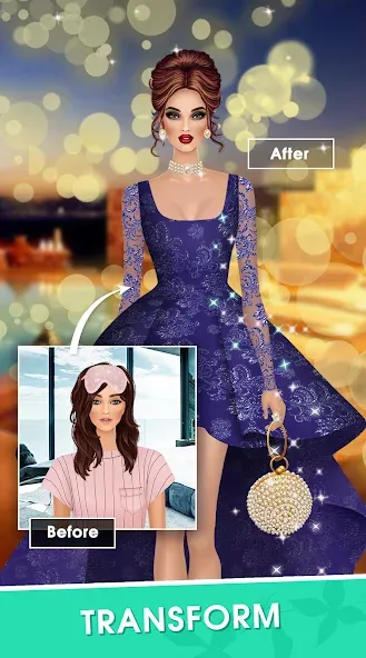 Fashion Triple Match: Dress Up (Фэшн Мердж)  [МОД Много денег] Screenshot 4