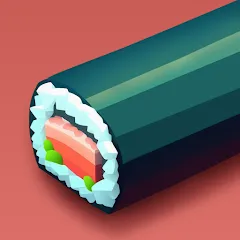 Взломанная Sushi Roll 3D - Cooking ASMR (Суши Ролл 3D)  [МОД Unlimited Money] - стабильная версия apk на Андроид