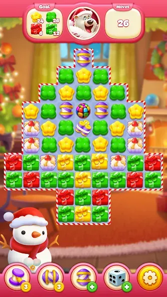 Sweet Candy Match: Puzzle Game (Свит Кэнди Матч)  [МОД Много монет] Screenshot 1