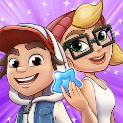 Взломанная Subway Surfers Match (Сабвей Серферс Матч)  [МОД Unlocked] - стабильная версия apk на Андроид