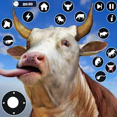 Скачать взлом Scary Cow Simulator Rampage (Скари)  [МОД Бесконечные монеты] - последняя версия apk на Андроид