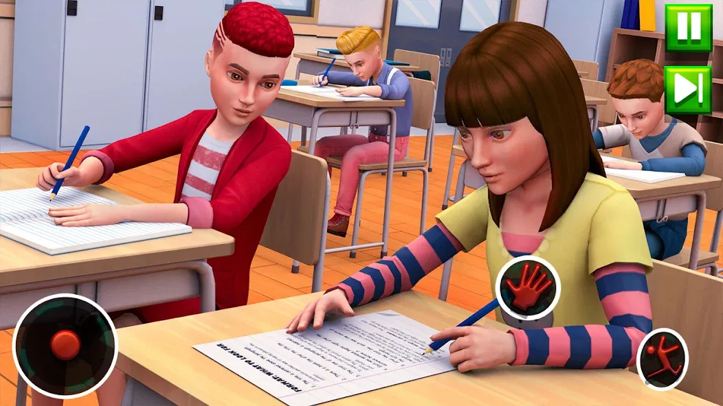 High School Teacher Sim Games  [МОД Много монет] Screenshot 2