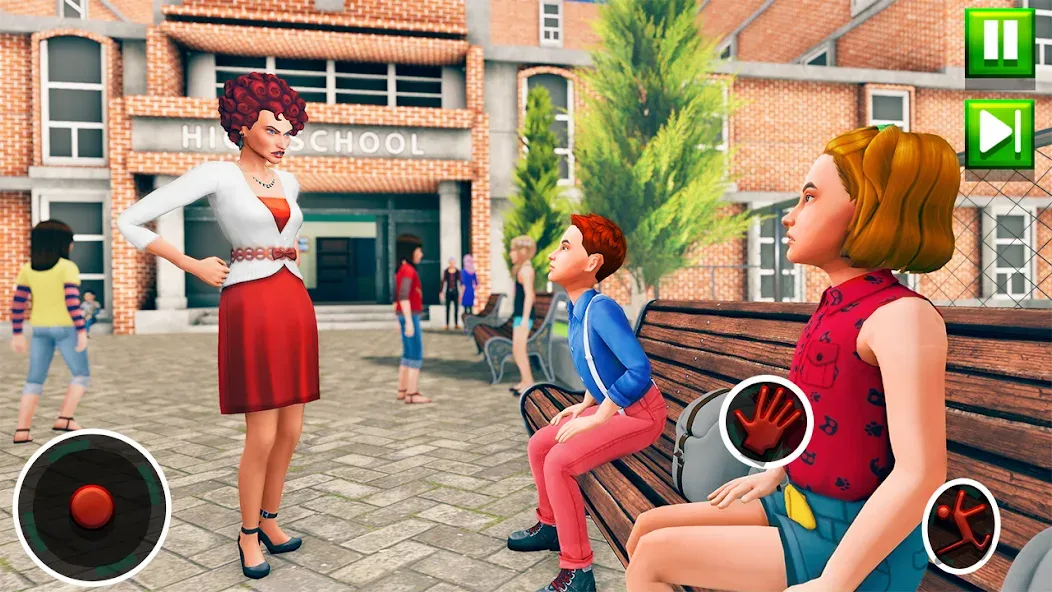High School Teacher Sim Games  [МОД Много монет] Screenshot 4