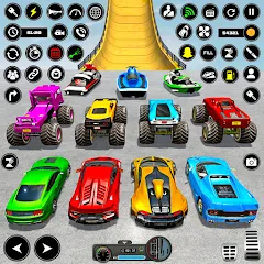 Скачать взлом Crazy Ramp Car Stunt Master 3D (Крэйзи Рэмп Кар Стант Мастер 3Д)  [МОД Unlocked] - полная версия apk на Андроид