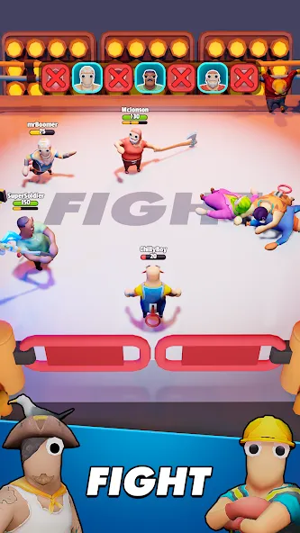 Gang Battle Party: Animals 3D  [МОД Много монет] Screenshot 4