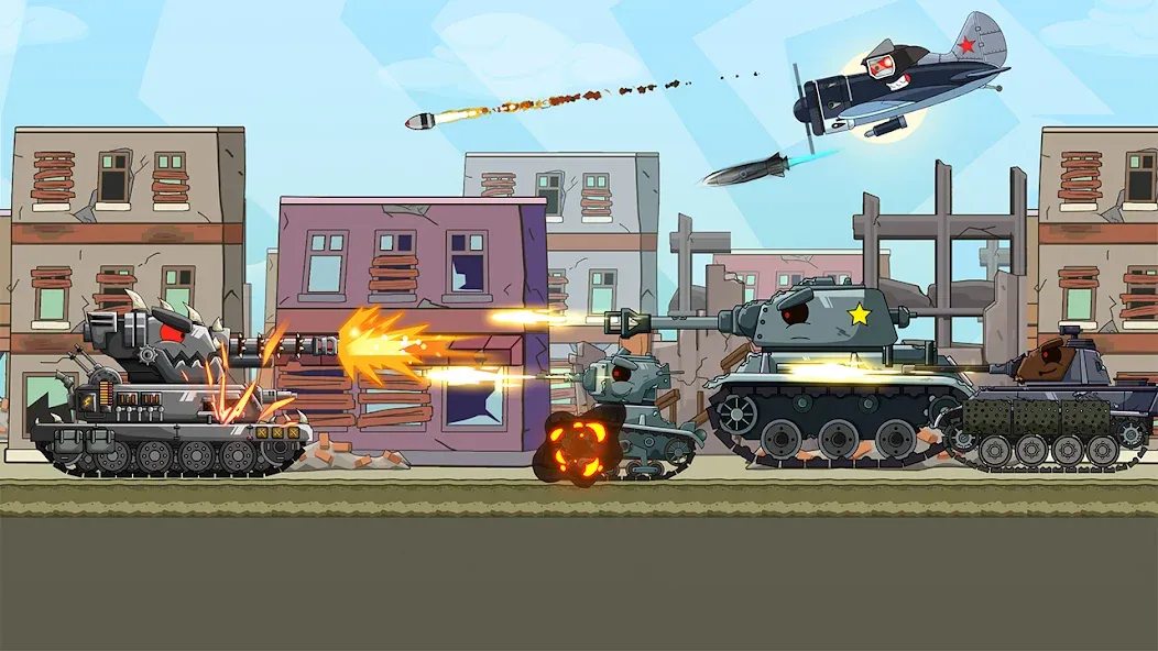 Tank Arena Steel Battle (Танковая Арена Стальное Сражение)  [МОД Menu] Screenshot 3