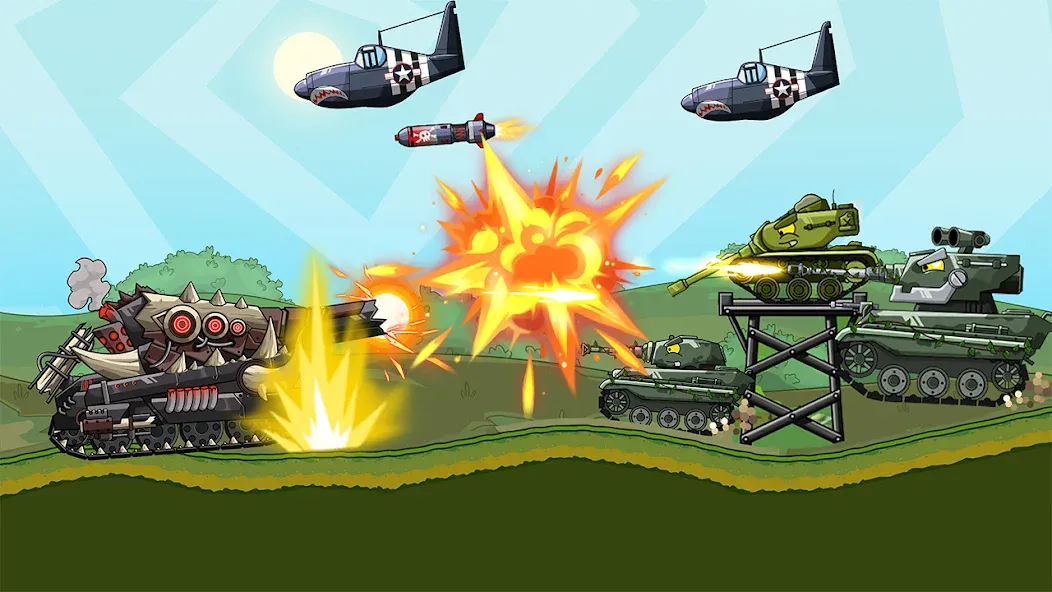 Tank Arena Steel Battle (Танковая Арена Стальное Сражение)  [МОД Menu] Screenshot 4