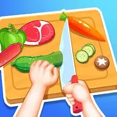 Скачать взломанную Happy Kitchen World  [МОД Бесконечные монеты] - полная версия apk на Андроид