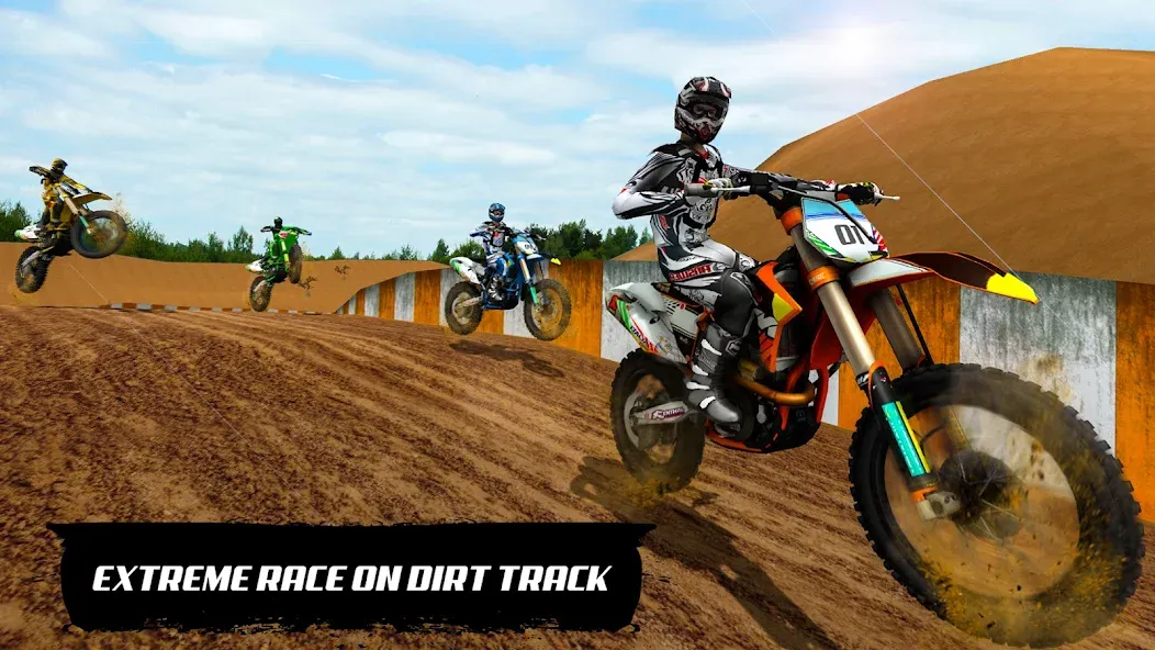 Motocross Dirt Bike Champions (Мотокросс Чемпионы Грязевых Мотоциклов)  [МОД Все открыто] Screenshot 1