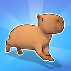 Взломанная Capybara Rush (Капибара Раш)  [МОД Много монет] - стабильная версия apk на Андроид