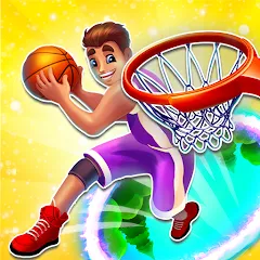 Скачать взлом Hoop World: Flip Dunk Game 3D (Хуп Ворлд)  [МОД Много денег] - стабильная версия apk на Андроид