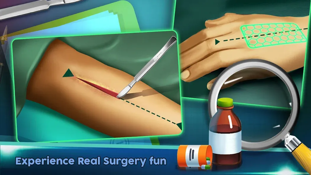 Surgery Doctor Simulator Games  [МОД Бесконечные монеты] Screenshot 3