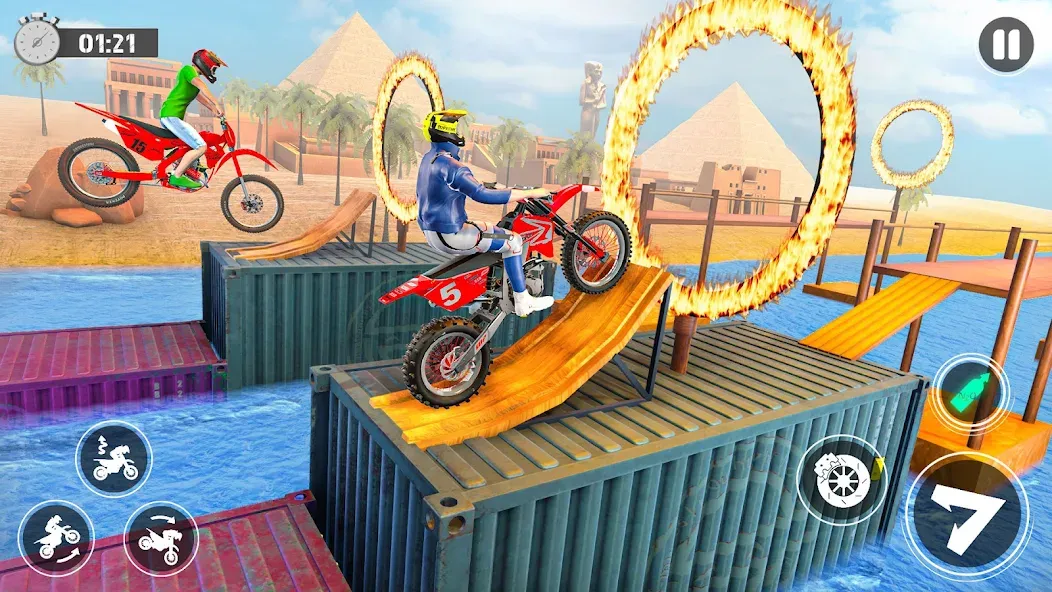 Bike Stunt Race Tricks Master  [МОД Unlimited Money] Screenshot 5