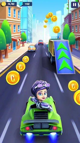 Mini Car Runner - Racing Games (Мини Кар Раннер)  [МОД Бесконечные монеты] Screenshot 5