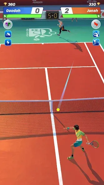 Tennis Clash: Multiplayer Game (Теннис Клаш)  [МОД Много денег] Screenshot 2