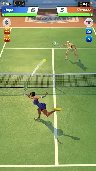 Tennis Clash: Multiplayer Game (Теннис Клаш)  [МОД Много денег] Screenshot 3