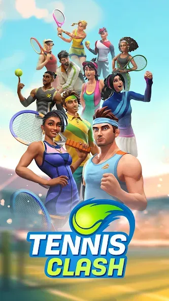 Tennis Clash: Multiplayer Game (Теннис Клаш)  [МОД Много денег] Screenshot 4