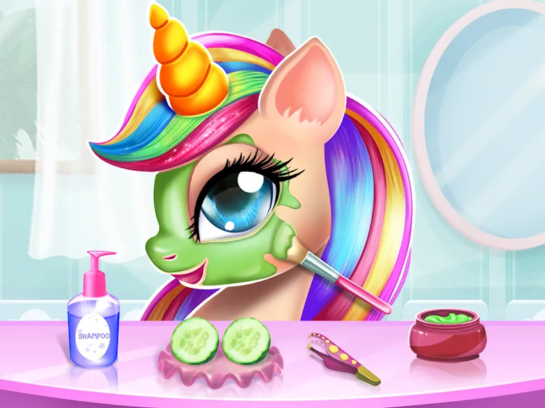 Unicorn Dress up Girls Game  [МОД Menu] Screenshot 3