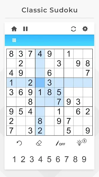 Sudoku - Offline Games  [МОД Много монет] Screenshot 1