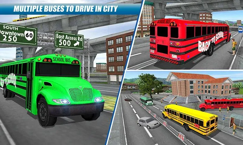 School Bus Driving Game  [МОД Unlimited Money] Screenshot 4