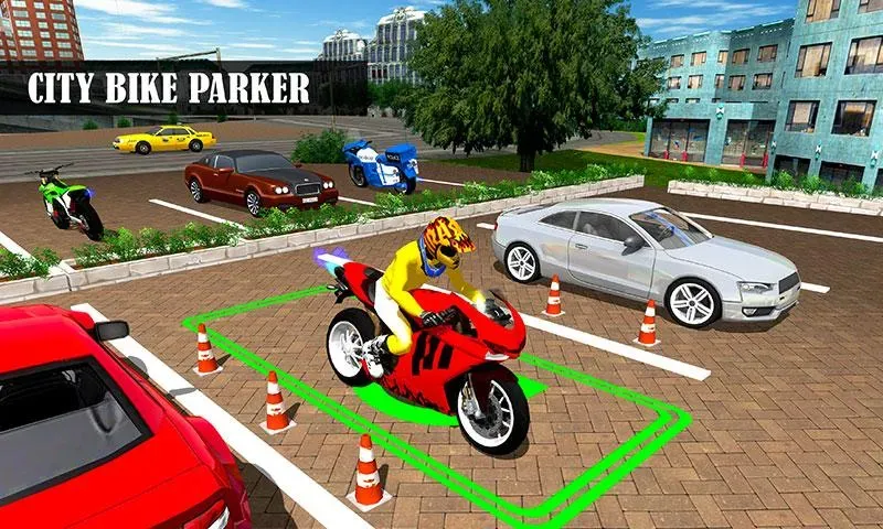 Bike Parking Moto Driving Game (Ларонг Парадахан нг Бисиклета)  [МОД Все открыто] Screenshot 1