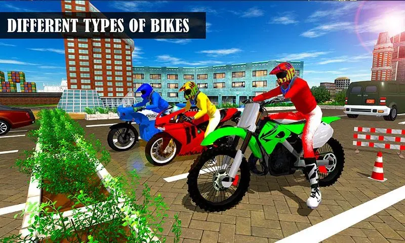 Bike Parking Moto Driving Game (Ларонг Парадахан нг Бисиклета)  [МОД Все открыто] Screenshot 2