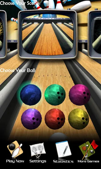 3D Bowling  [МОД Меню] Screenshot 1