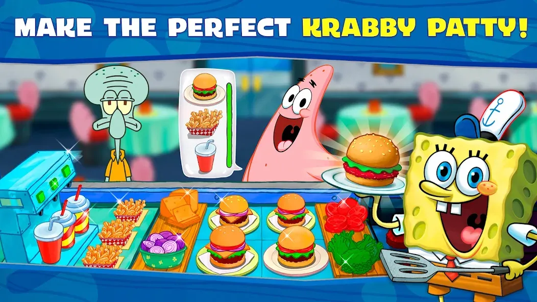 SpongeBob: Krusty Cook-Off  [МОД Menu] Screenshot 2