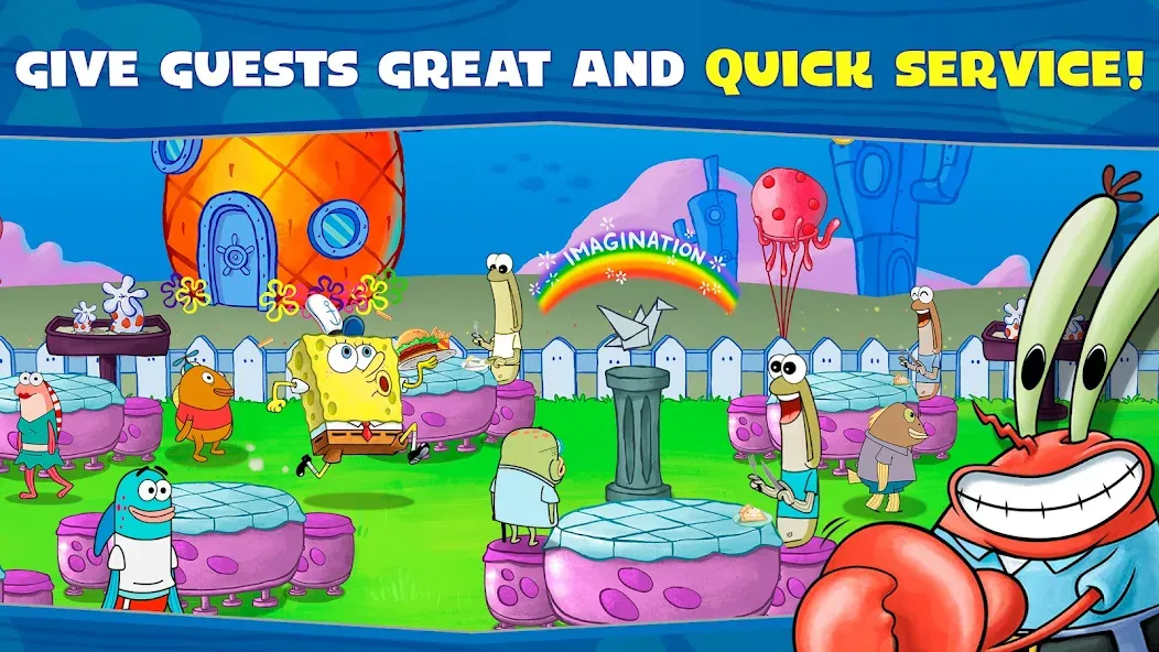 SpongeBob: Krusty Cook-Off  [МОД Menu] Screenshot 3