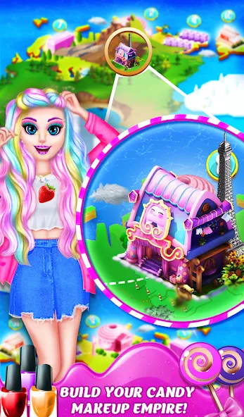 DIY Candy Makeup-Beauty Salon (ДИУАИ Мейкап)  [МОД Mega Pack] Screenshot 4