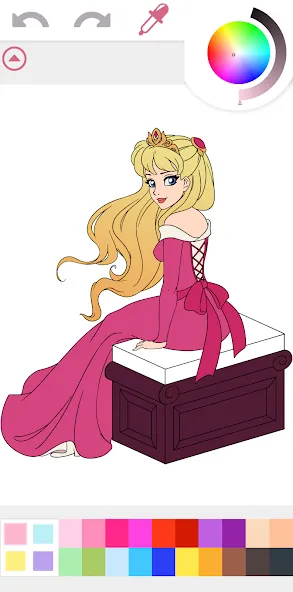 Princess Coloring Book Game  [МОД Меню] Screenshot 4