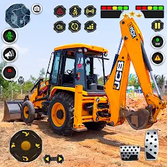 Скачать взломанную JCB Excavator Construction 3D  [МОД Все открыто] - стабильная версия apk на Андроид